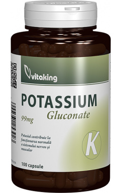 Potasiu 99 mg Vitaking - 100 capsule